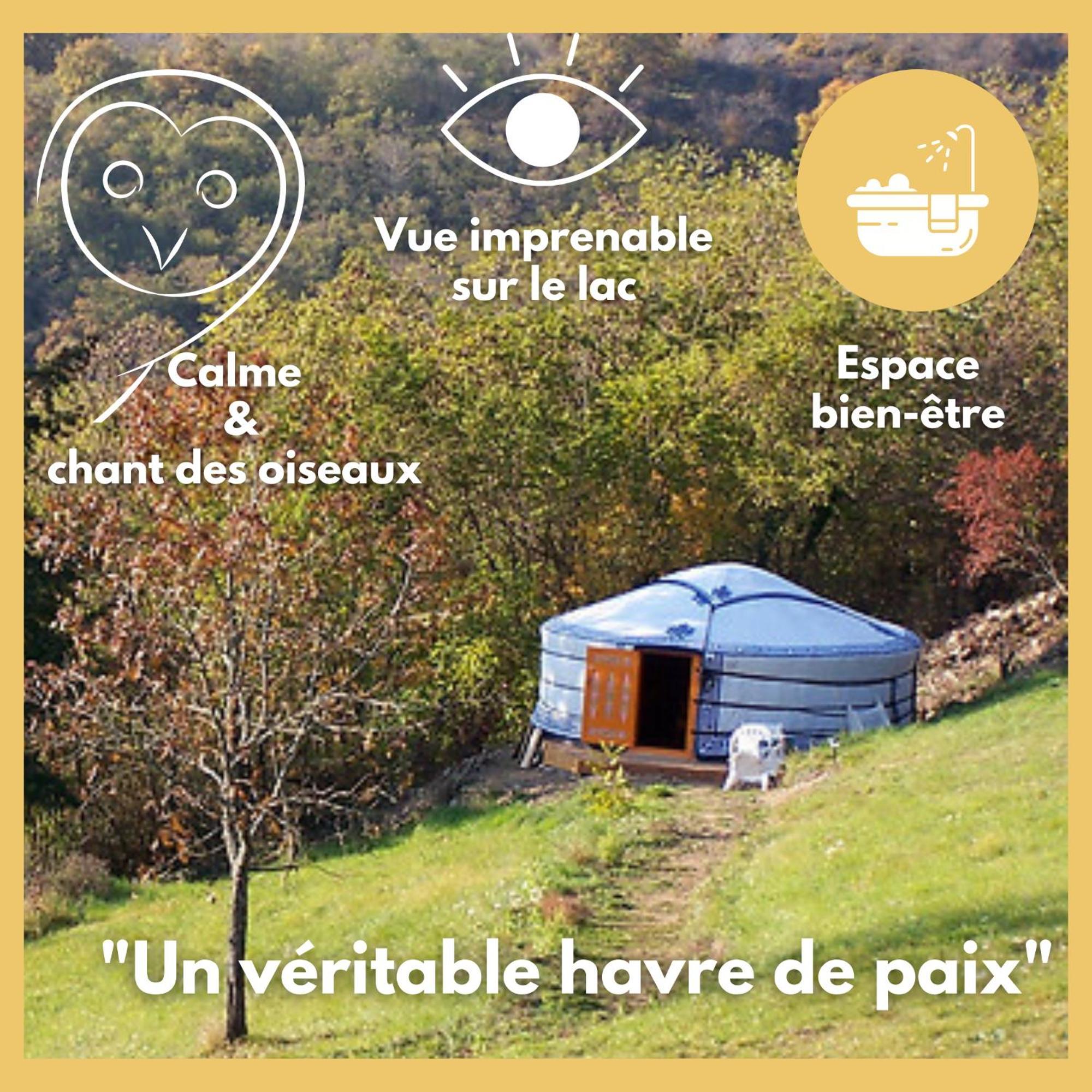 Saint-Jean-Saint-Maurice-sur-Loire Les Yourtes O Fil 2 L'Eau מראה חיצוני תמונה